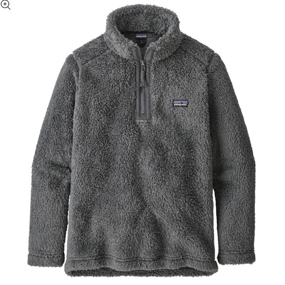 Patagonia Jackets & Blazers - Patagonia Los Gatos Charcoal Fleece Pullover Quarter zip Jacket size medium